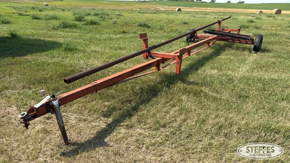 Single axle header trailer