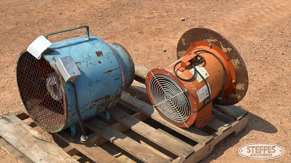 (2) Spread-All 12075 aeration fans