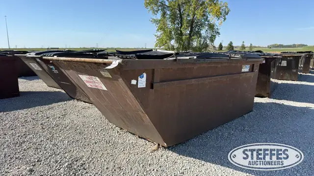 (5) 8 yd. dumpsters