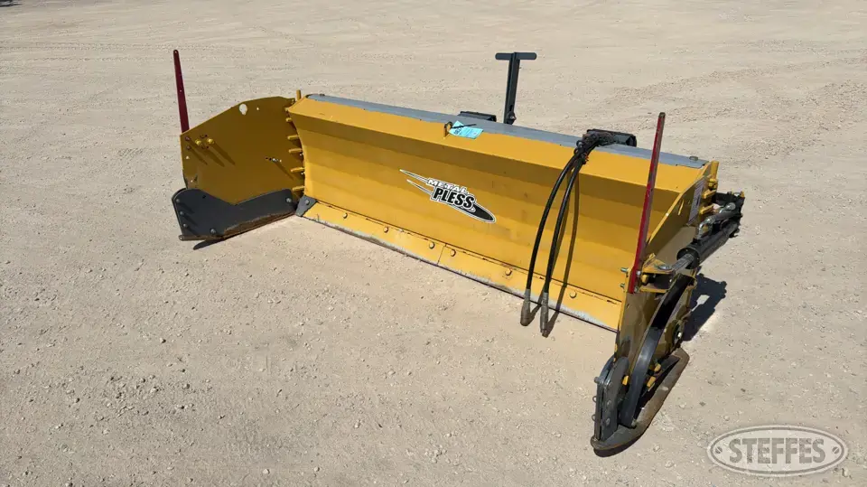 Metal Pless Skid Steer Snow Pushers and Snowblower