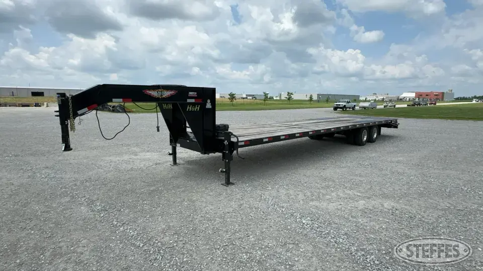 2022 H&H Trailers H30+5SDBCL-GN19-240 Flatbed Trailer