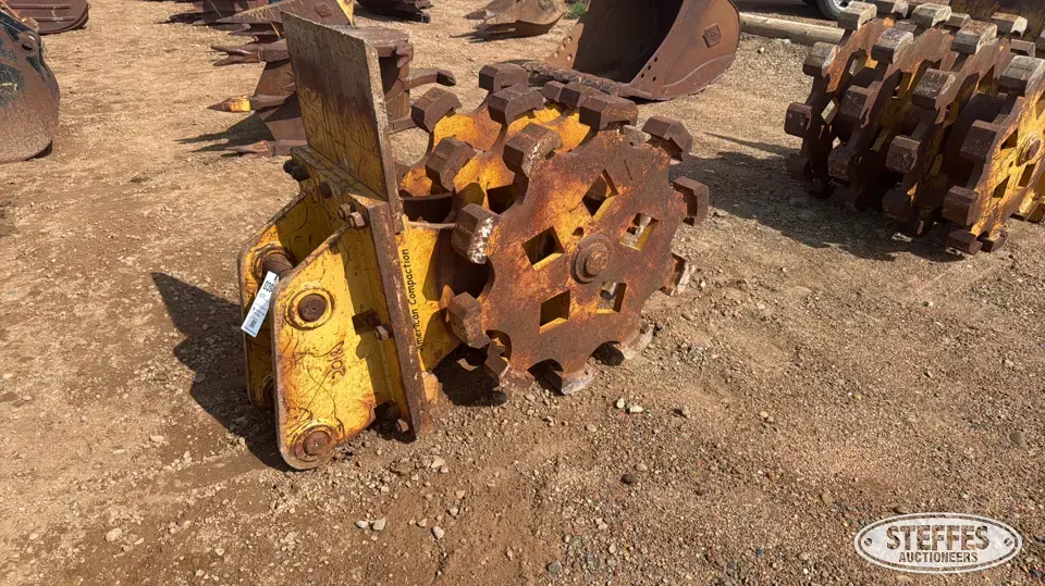 American Compaction excavator compaction wheel Excavator Attachment
