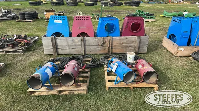 (4) Red Maxx bin heaters