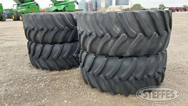(4) Goodyear OptiTorque LSW800/55R46 tires