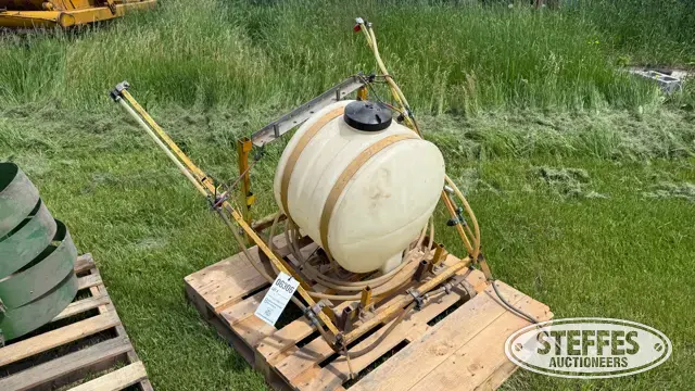 Shop-built lawn sprayer