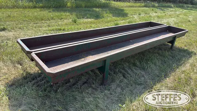 (2) Steel feed bunks