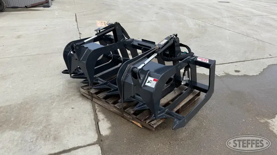 Stout HD72-8 brush grapple Skid Steer Attachments-Other
