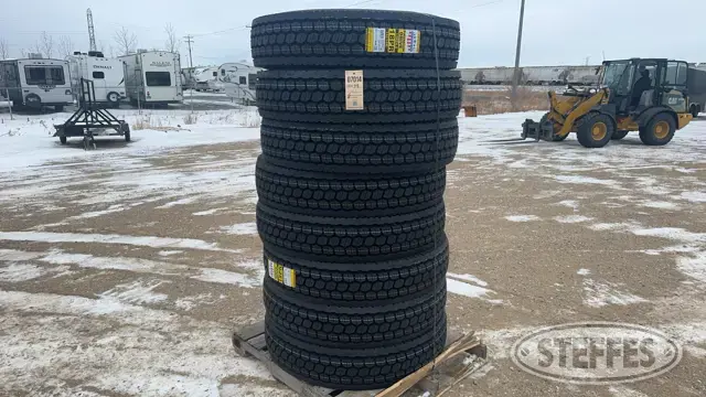 (8) Zwarthz 11R24.5 drive tires