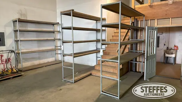 (3) Storage racks