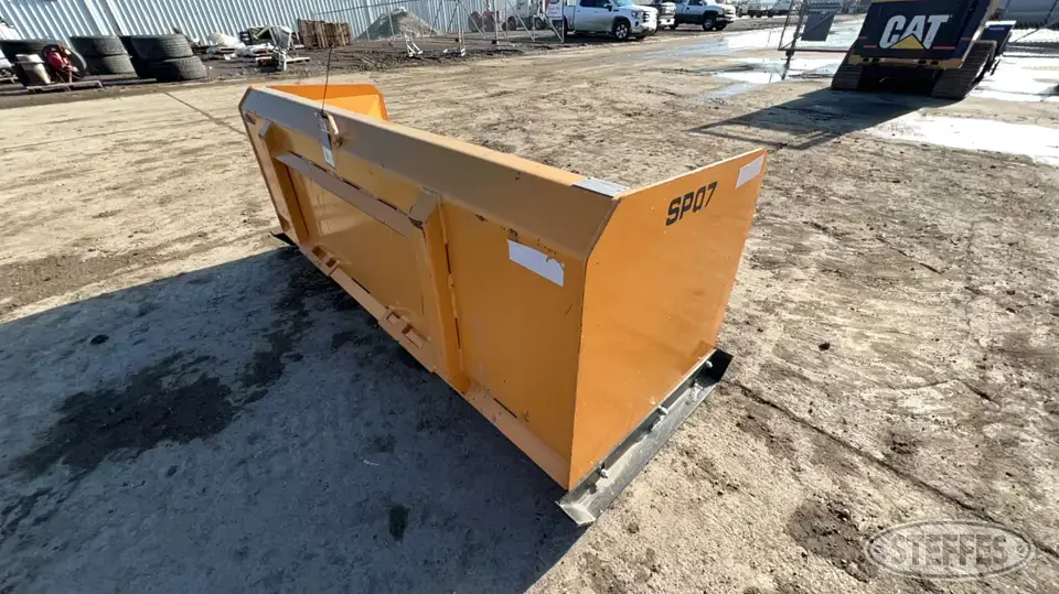 Industrias America SP07 Skid Steer Snow Pushers and Snowblower