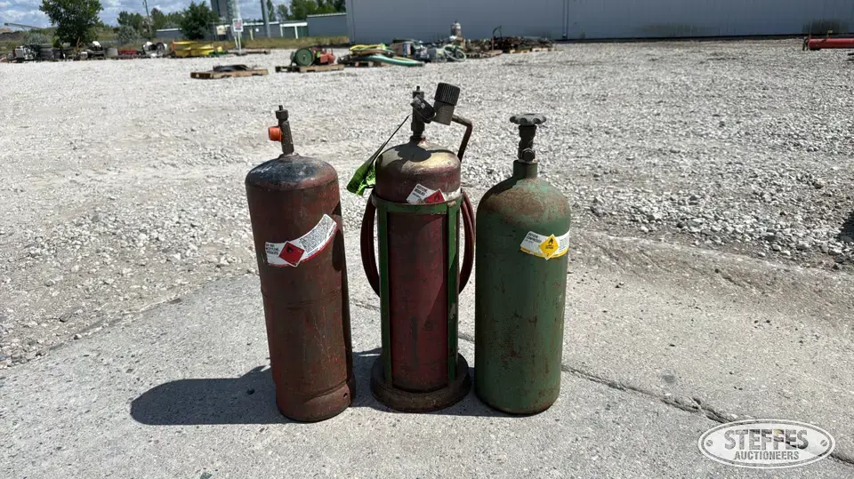 (3) Mini gas cylinders Shop Equipment-Other