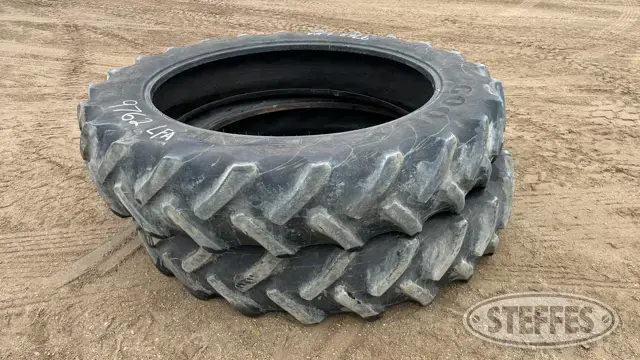 (2) Goodyear DT800 380/90R50 tires