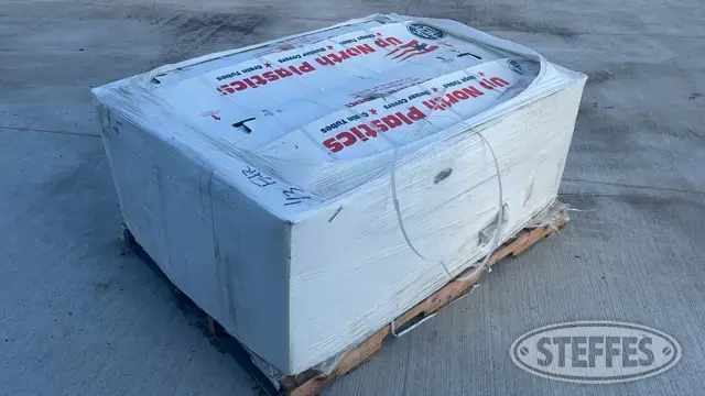 (2) Poly grain bags