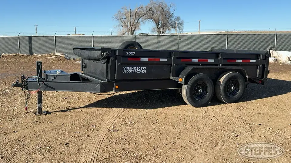 2017 PJ Trailers DL142 Bumper Dump Trailer