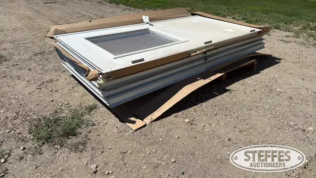 (4) Commercial steel doors