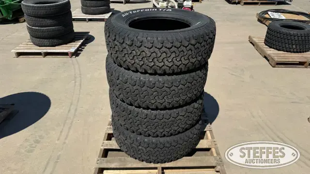 (4) BF Goodrich AT LT275/65R18 tires