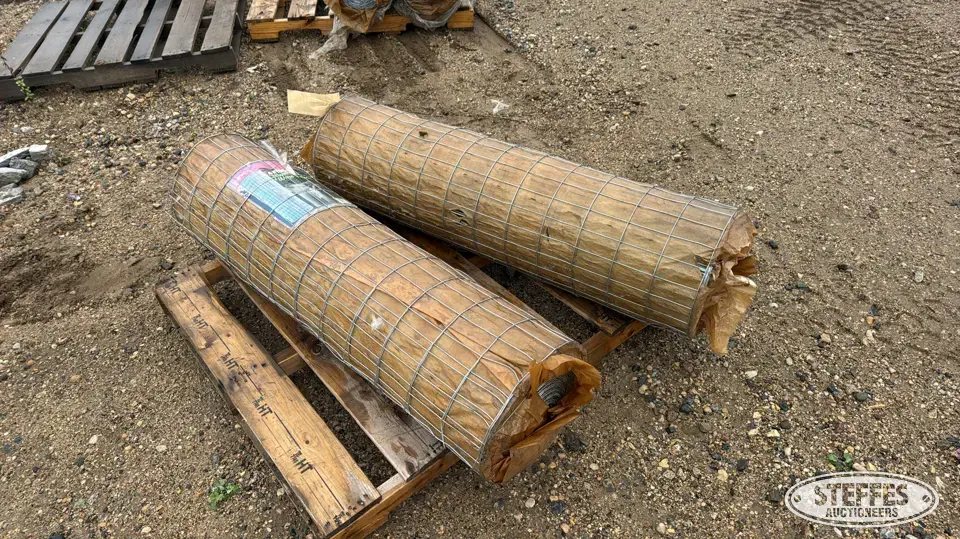 (2) Welded wire fence rolls General Business Support Item