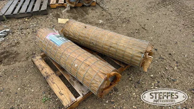 (2) Weld wire fence rolls