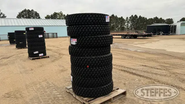 (8) Kapsen HS217 11R22.5 tires