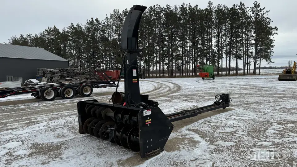 Erskine 960FM Skid Steer Snow Pushers and Snowblower