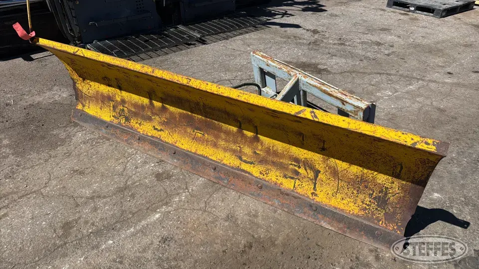 Shop-built skid steer blade