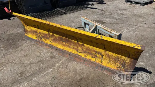 Shop-built skid steer blade