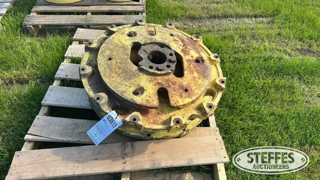 (2) John Deere wheel hubs
