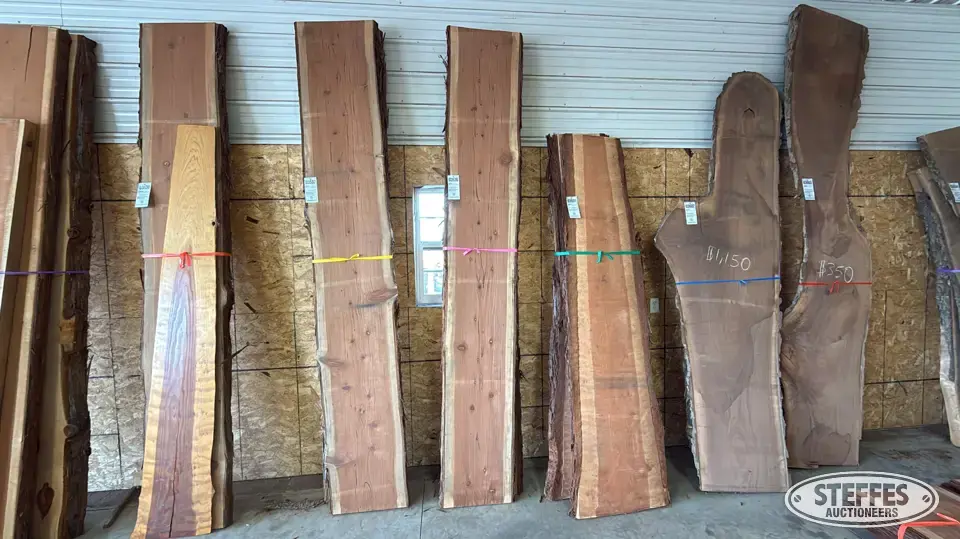(2) Redwood slabs Business Inventory