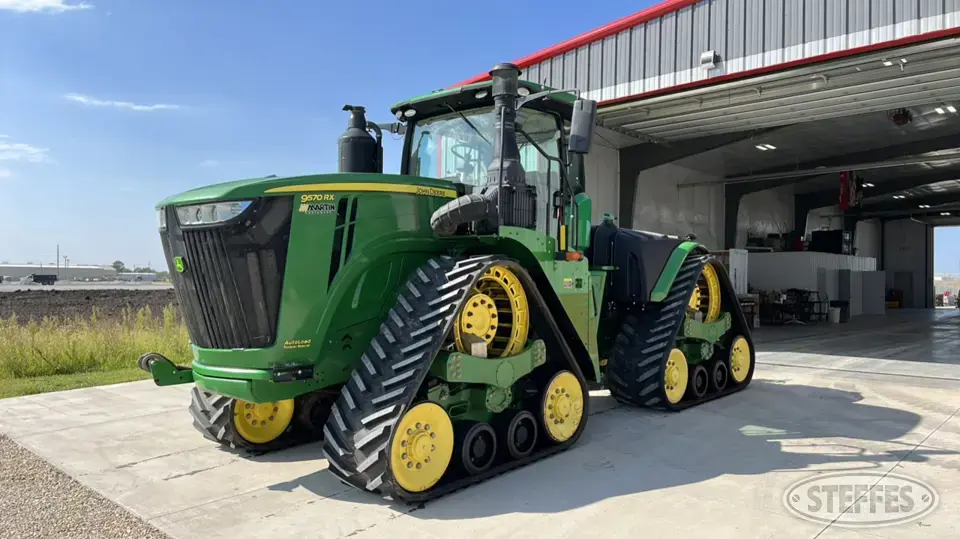 2018 John Deere 9570RX Scraper Special Track Tractor