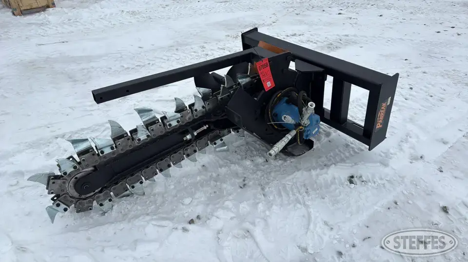 Pabreak hyd. trencher Skid Steer Trenchers-Cable Plow