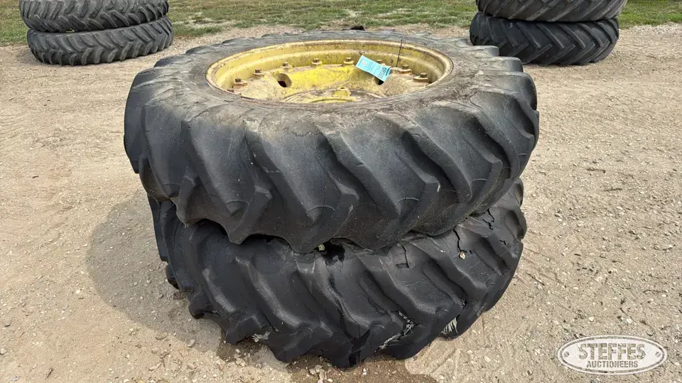 (2) Goodyear 18.4-38 tires Tractor-Implement Tire
