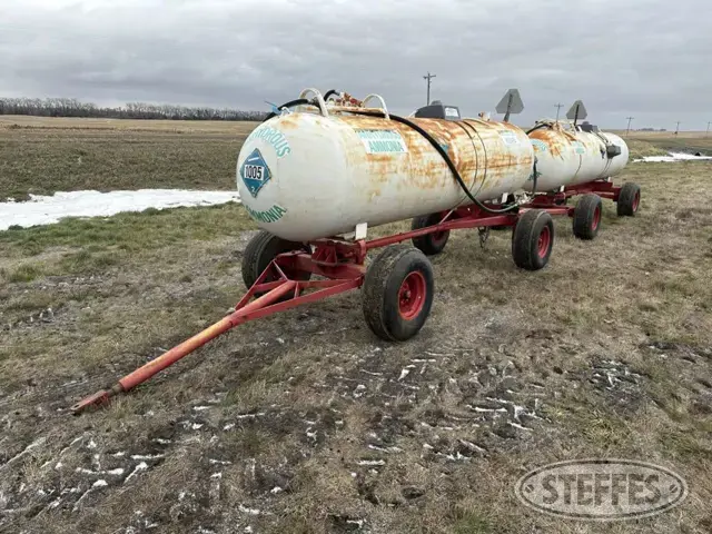 (2) 1,000 gal. NH3 tanks