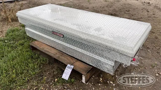 Weather Guard diamond plate toolbox