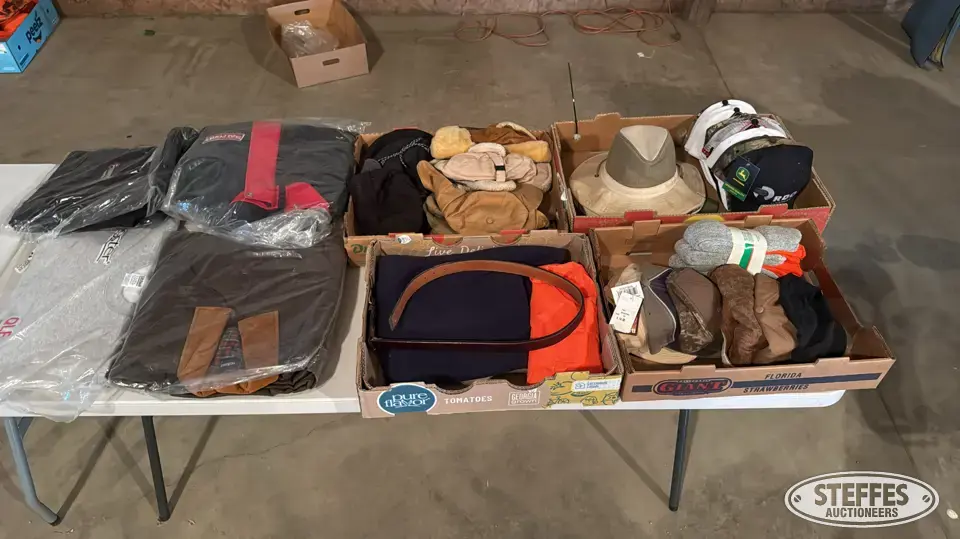 Hats, socks, jackets Personal Property