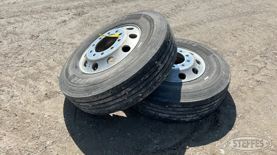 (2) 11R22.5 Tires Truck Tire