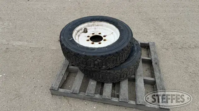 (2) Goodyear 225/75R19.5 Tires