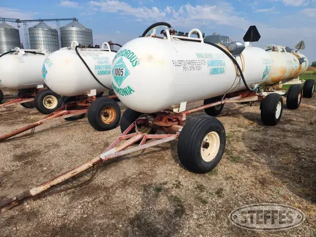 1,000 gal. NH3 tank