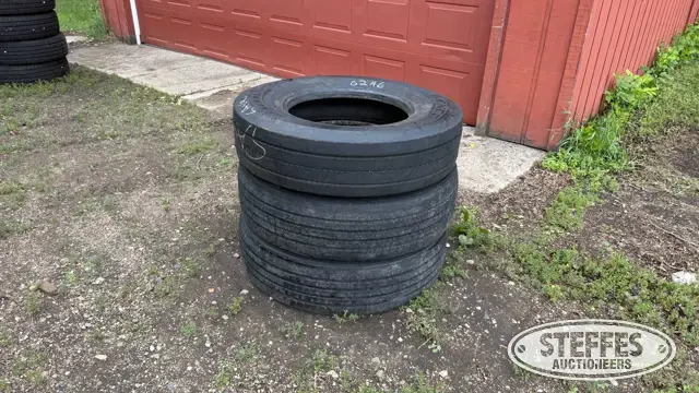 (3) 11R22.5 tires