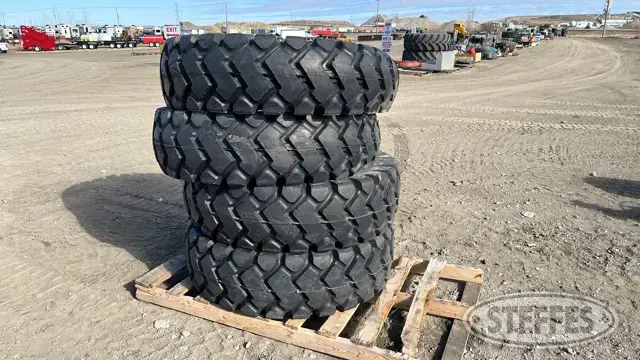 (4) Beaver 17.5-25 tires