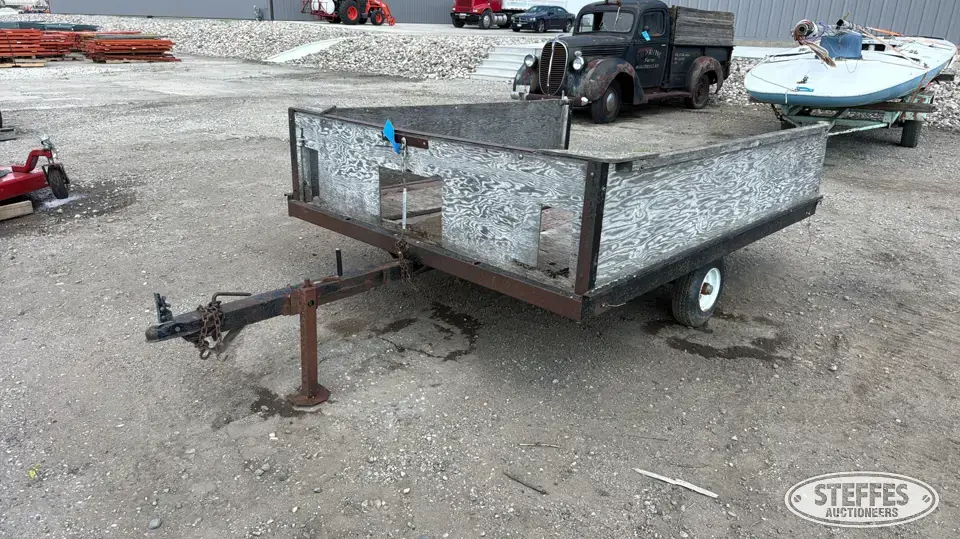 Shop-built utility trailer