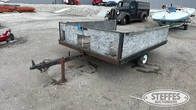 Shop-built utility trailer