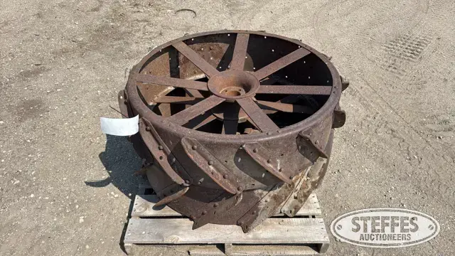 (2) Fordson rear steel wheels