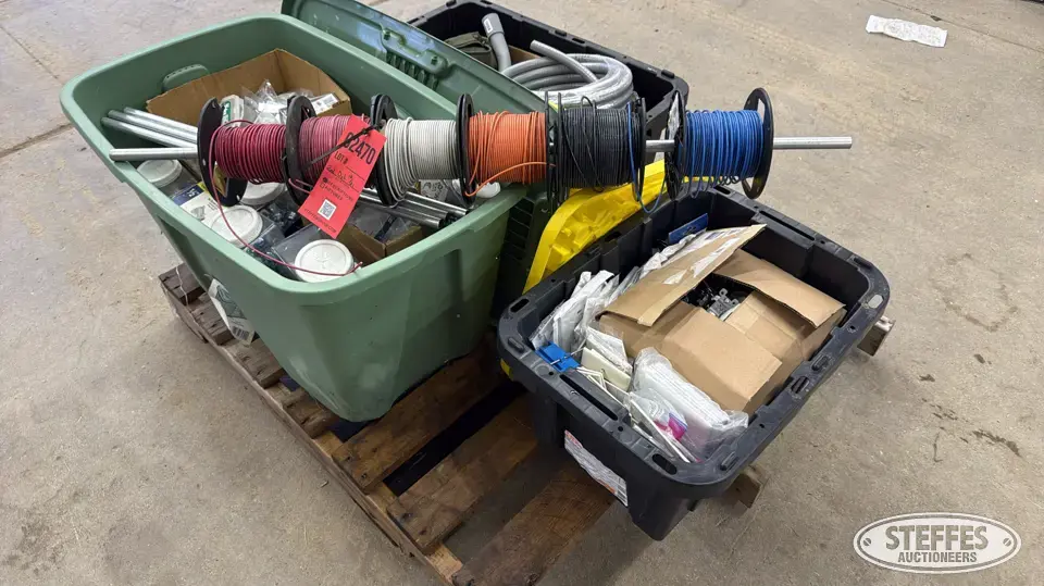 Assorted electric supplies General Tools and Shop Supply