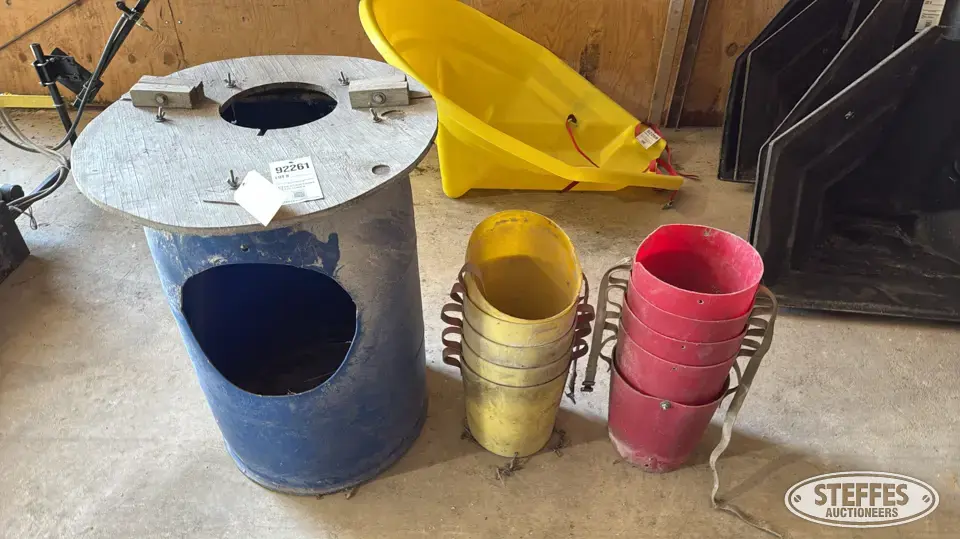 (2) Auger flex spouts Ag Equipment Part