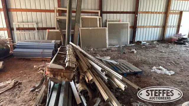 Windows, gutters, roll-up doors