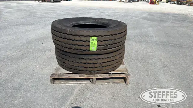 (2) General Grabber OA2 315/80R22.5 tires