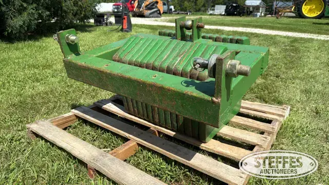 Shop-built 3 pt. weight bracket