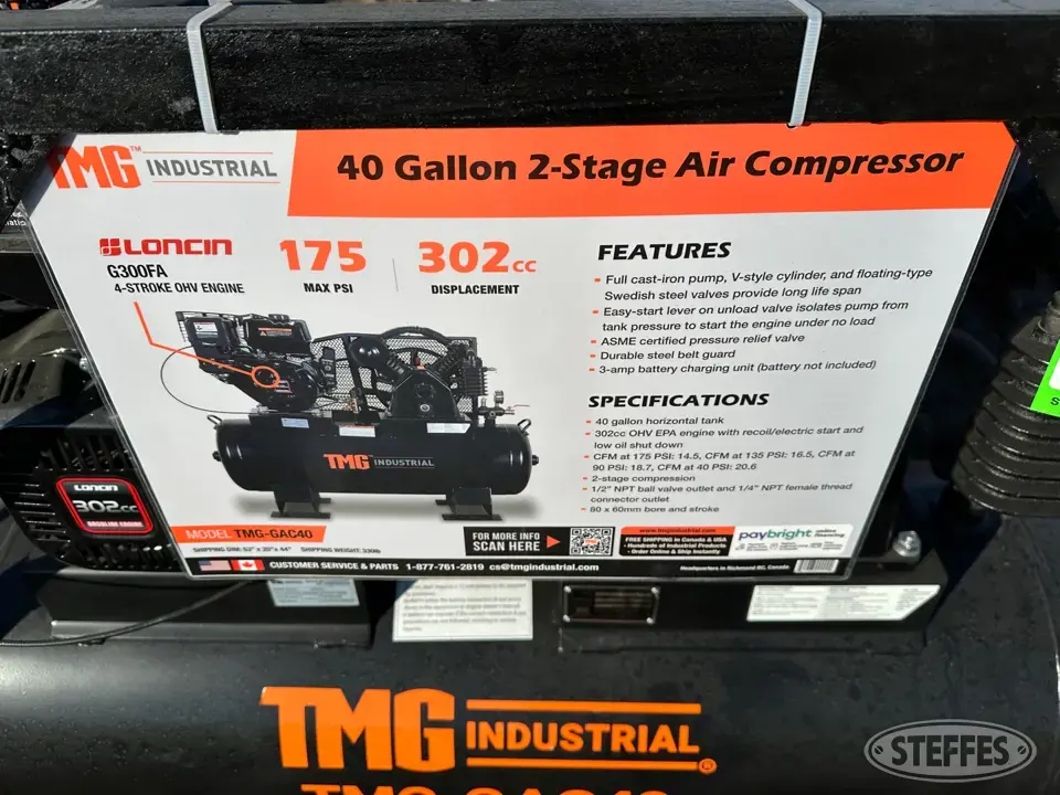 2023 TMG GAC40 Air Tools and Compressor