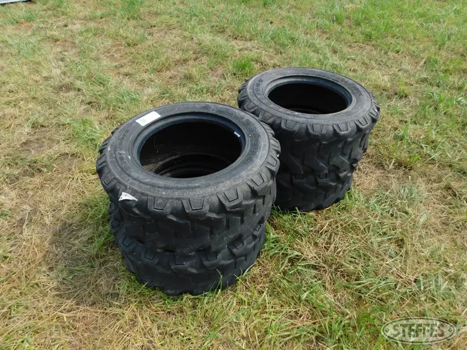 (4) Firestone 265/70D16.5 NHS Tires Construction Equipment Tire
