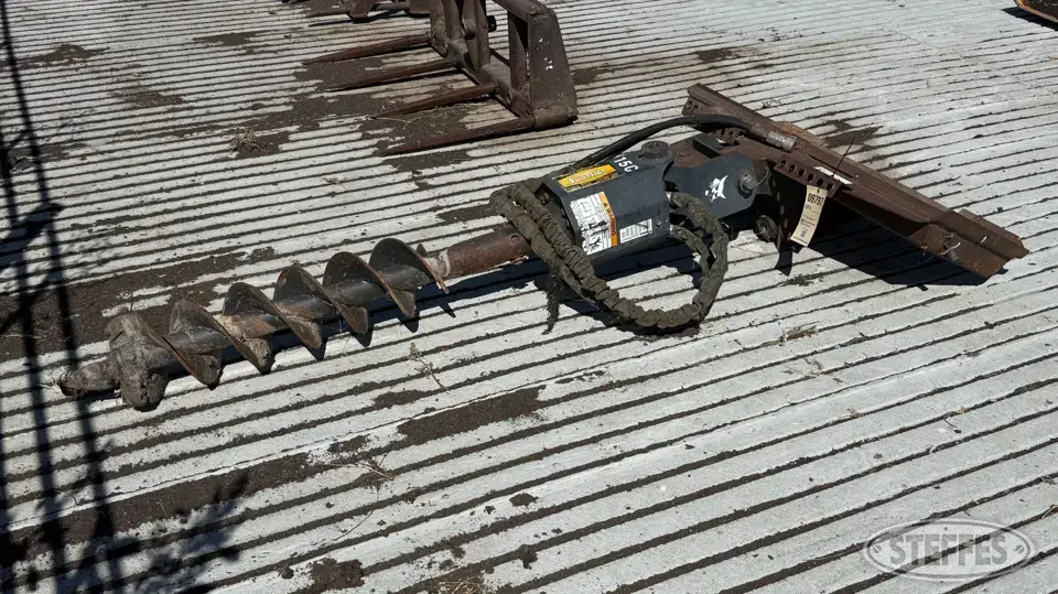 2008 Bobcat 15C Skid Steer Augers-Post Driver